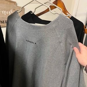 Two young LA scoop necks